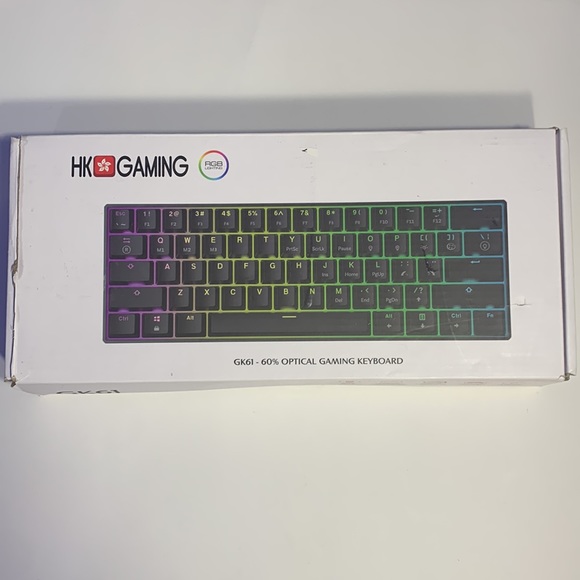 HK GAMING RGB GK61 - 60% Optical Gaming Keyboard (red) BRAND NEW - Picture 7 of 7